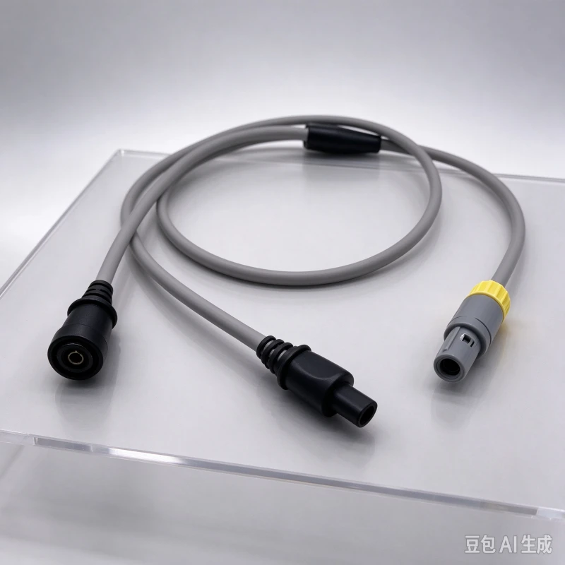 Suitable for Fisher & Paykel Humidifier, 4-Pin Dual Heated Wire Cable 900MR805 / 900MR800