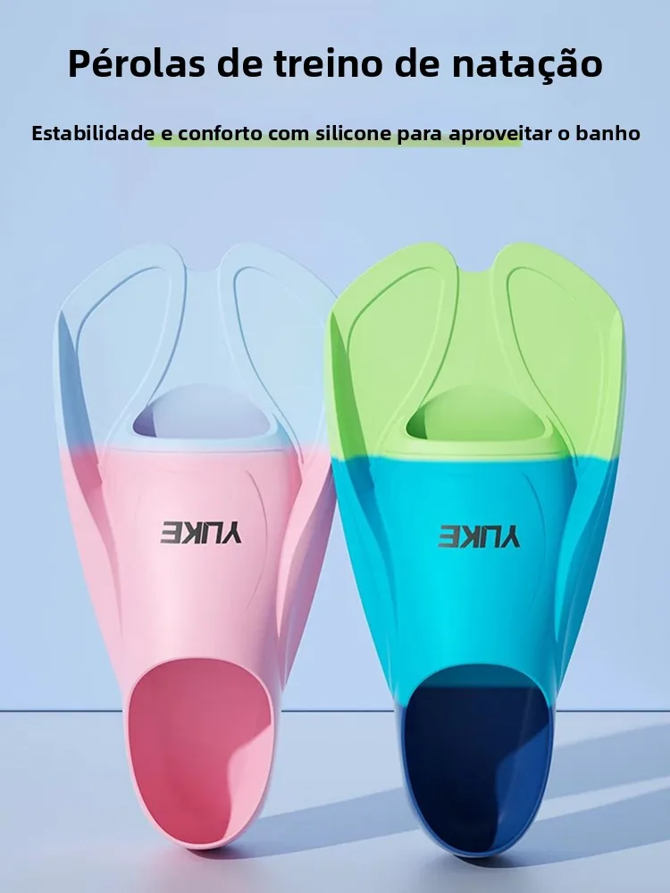 palmes-de-natation-professionnelles-courtes-unisexe-pour-jeunes-style-palmes-de-canard-pour-entrainement-style-grenouille-plongee-sports-nautiques-equipement