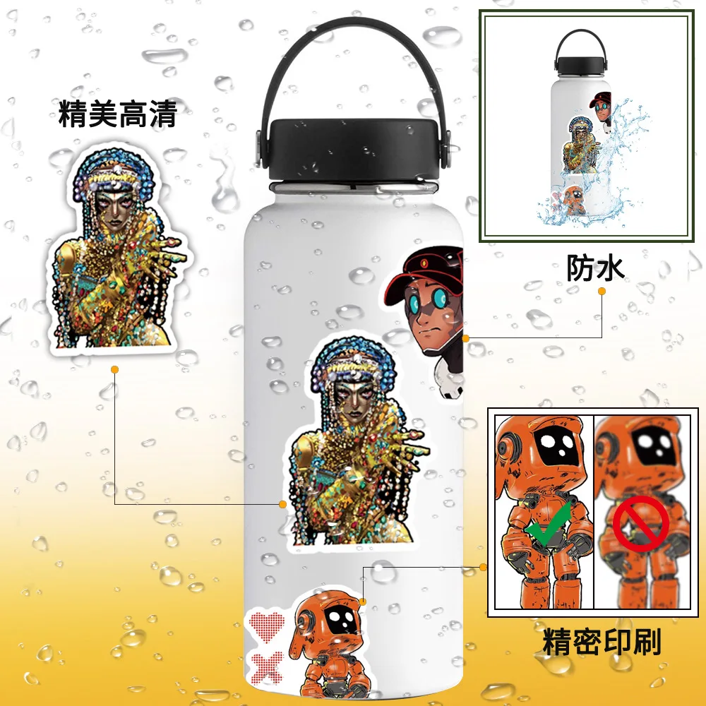 50Pcs Love, Death & Robots Season Series Graffiti Stickers Suitable for Laptop Helmets Desktop Decoration DIY Stickers Wholesale