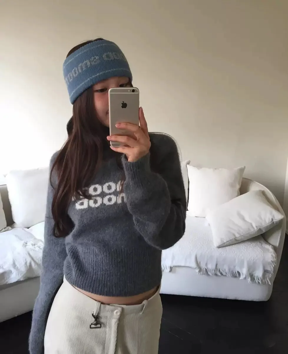 

Spor вязаная повязка для волос Smooth Sle, повседневное шерстяное длинное пальто с принтом, круглое Ne ort, пальто для женщин, осенний сезон