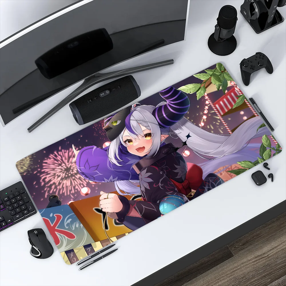 Rubber Desktop XXL Desk Mats Non-slip Gaming Thickened Hololive Large Darknesss La MousePad Office