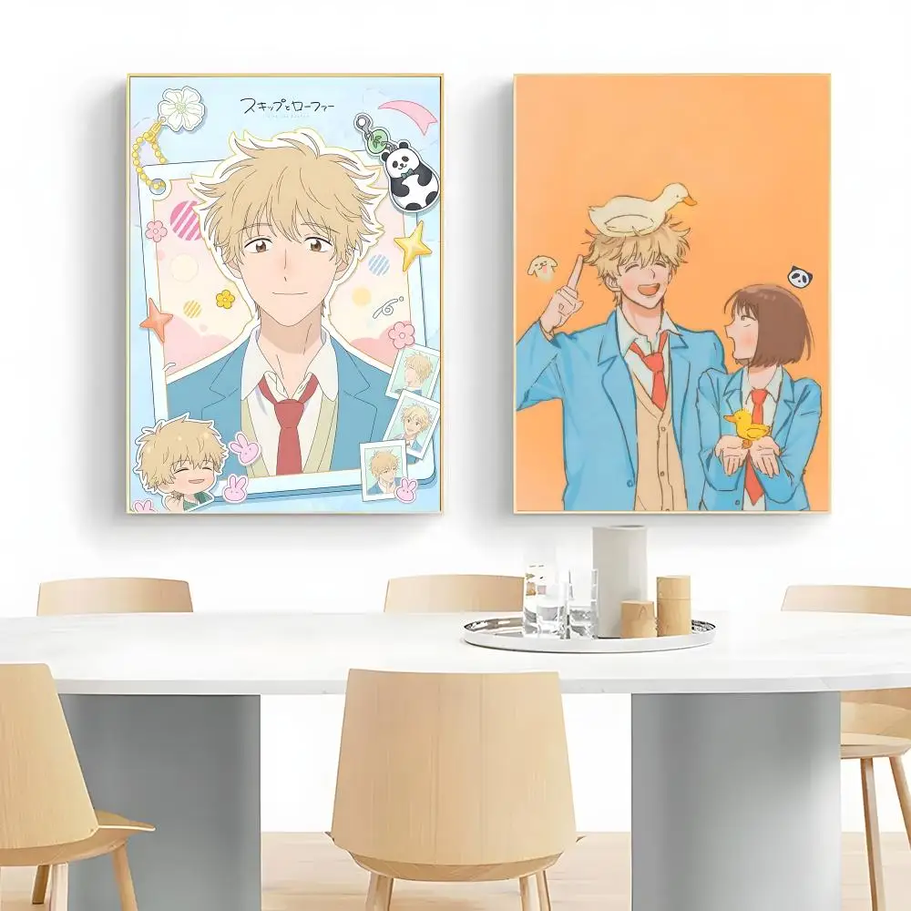 Anime Bright S-Skip and Loafer Poster Wall Art Print Poster Decorative Mural Home Decor Gift Unframed