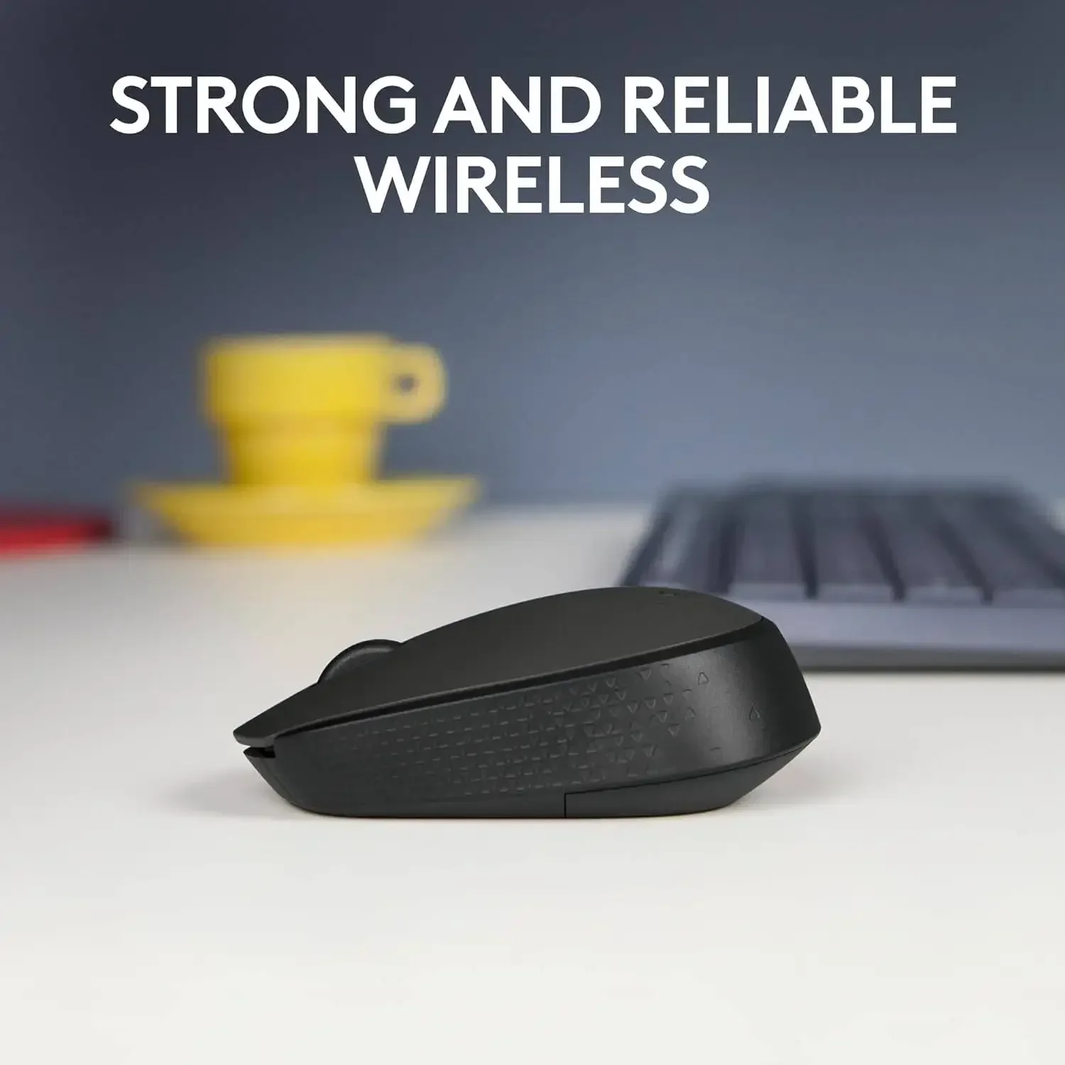 Logitech M170 M-Series Wireless MouseErgonomic Design Reduces Hand Fatigue, 2.4 GHz USB Mini Receiver, Multiple Color Options