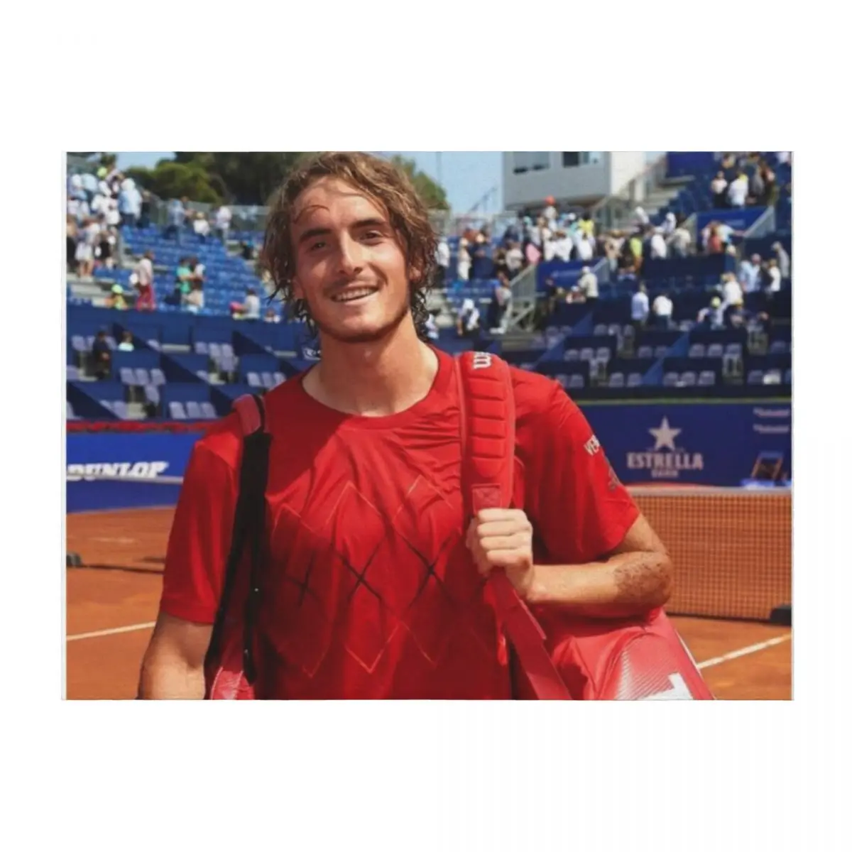 

stefanos tsitsipas Throw Blanket Luxury Throw Plaid on the sofa Luxury Thicken wednesday Blankets