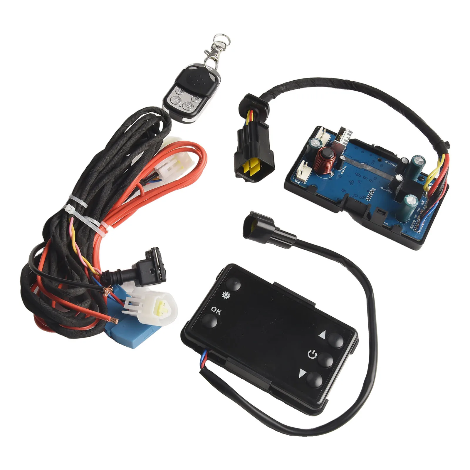 

For Cars For Trucks LCD Monitor Switch Indoor Heating 2kw 5kw Power Air Heater Wide Compatibility 2kW 5kW Power