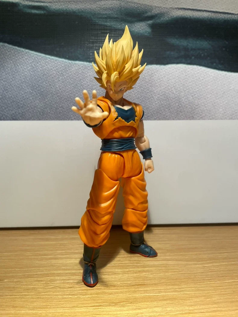 متوفر في المخزون جيس لعبة دراغون بول SHF سوبر سايا SSJ2 سون جوكو مجموعة إكسسوارات الرأس شخصيات أنيمي ألعاب مخصصة هدايا