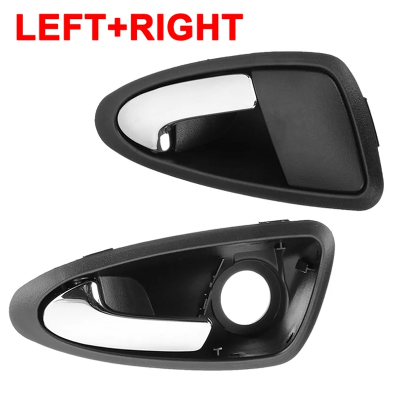 1Pair Car Interior Front Left Inner Door Handle Replacement for SEAT IBIZA 2009 2010 2011 2012