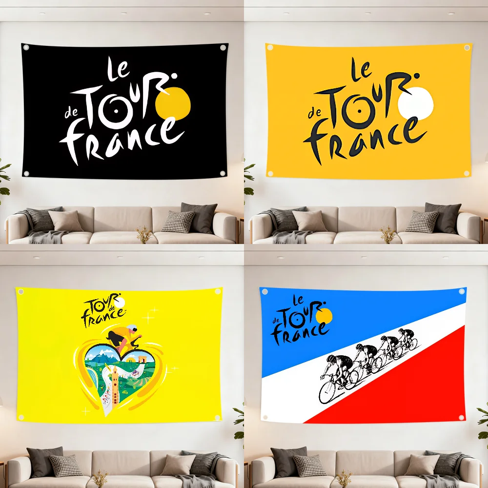 Tournament T-Tour de F-France Q flag Decoration Outdoor Picnic Party Art Hanging Home Camping Party Banner Best sellers