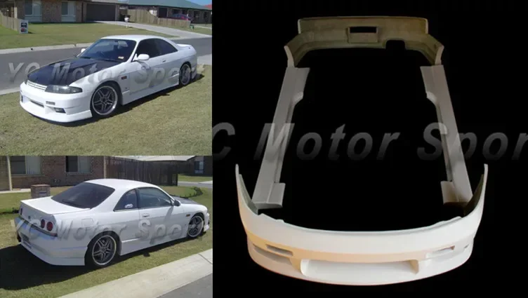

Car Accessories FRP Fiber Glass MS Style Bodykits Fit For 1995-1998 R33 GTS 2D Front & Rear Bumper Side Skirts