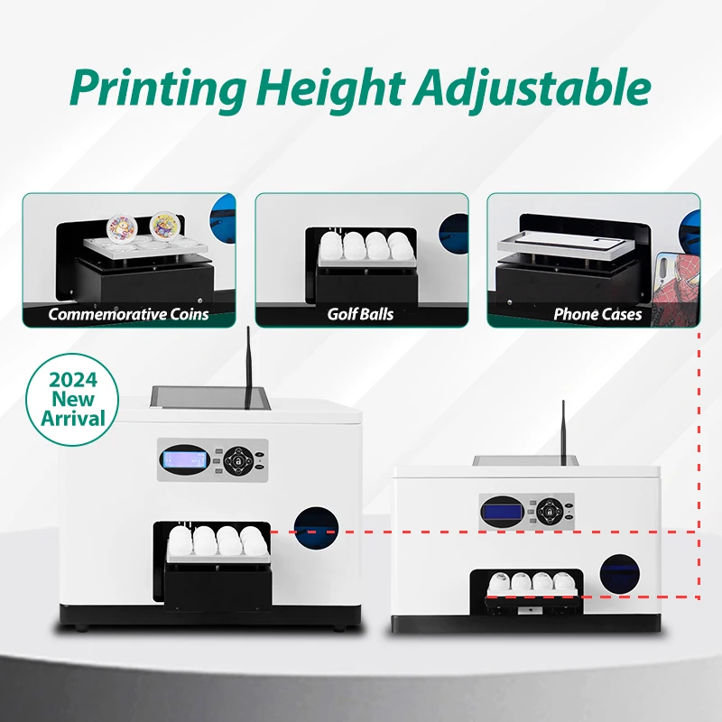 آلة طابعة كرة الجولف الذكية بالأشعة فوق البنفسجية لطباعة كرات الجولف المخصصة اتصال بلوتوث واي فاي تطبيق قابل للتخصيص #2