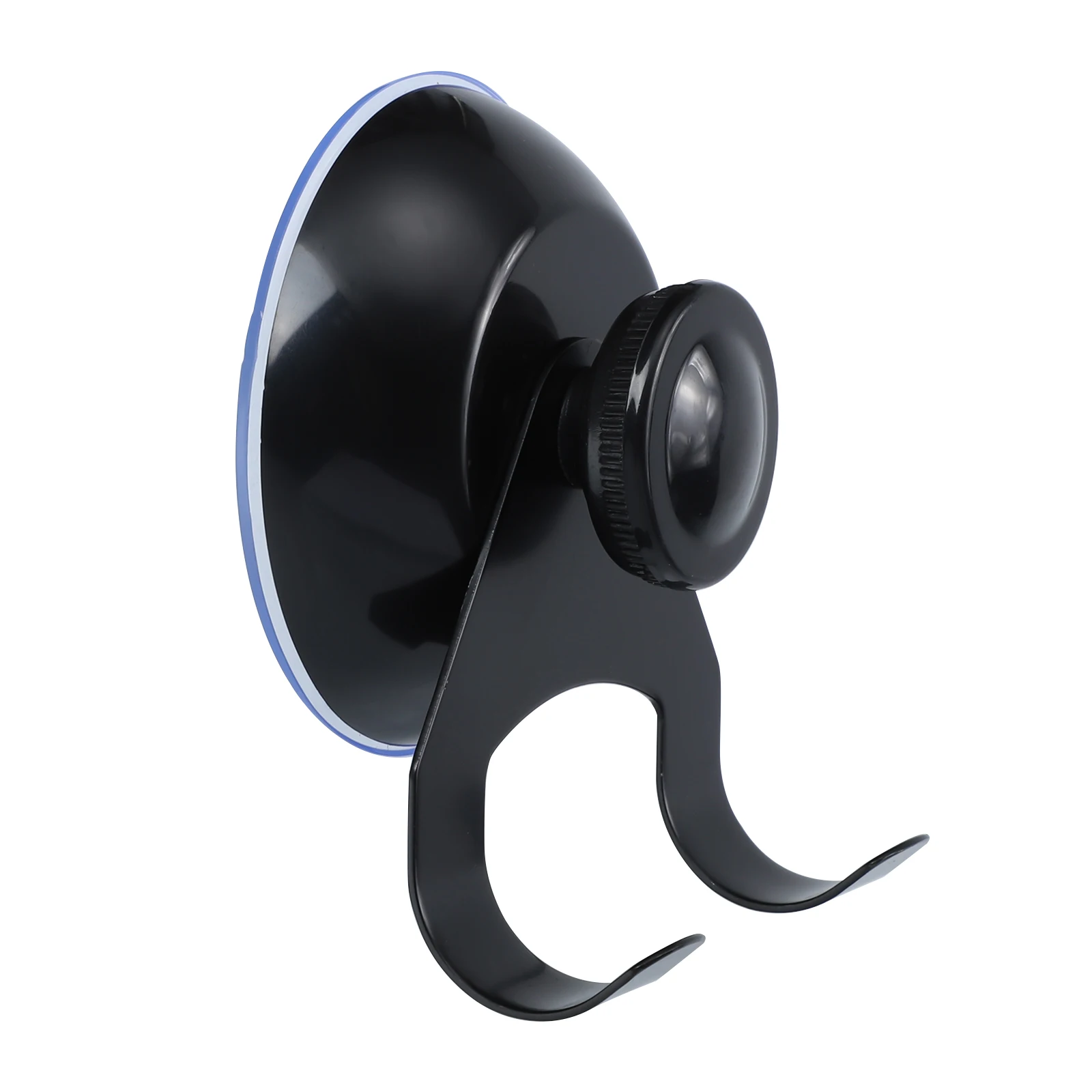 

Stainless Steel Hooks Suction Cup Smooth Surface Heavy Duty Bathroom Kitchen Wall Mount Key Bag Storage No Trace Black