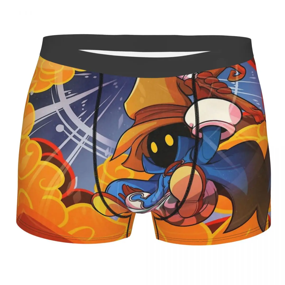 Final Fantasy Vivi Magic Fire Underpants Cotton Panties Male Underwear Sexy Shorts Boxer Briefs