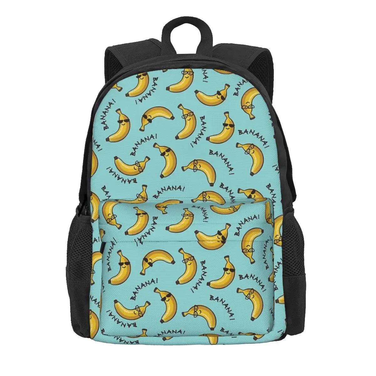 I Am A Cool Banana Pattern Backpacks Boys Girls Bookbag Students School Bags Cartoon Kids Rucksack Laptop Rucksack Shoulder Bag