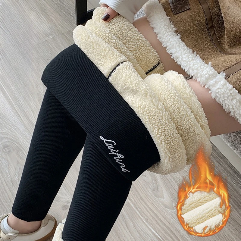 Women's Plush Cloud Fleece Thermal Leggings Heavyweight Winter Ready Fleece Lined High Waist Pants for Plus Size All Day Warmth