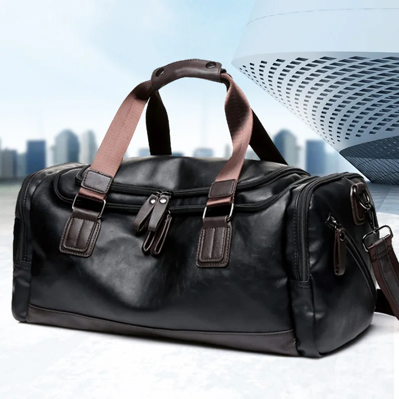 Men's traveling bag handbag shoulder bag large capacity shoes fashion gym bag handbag