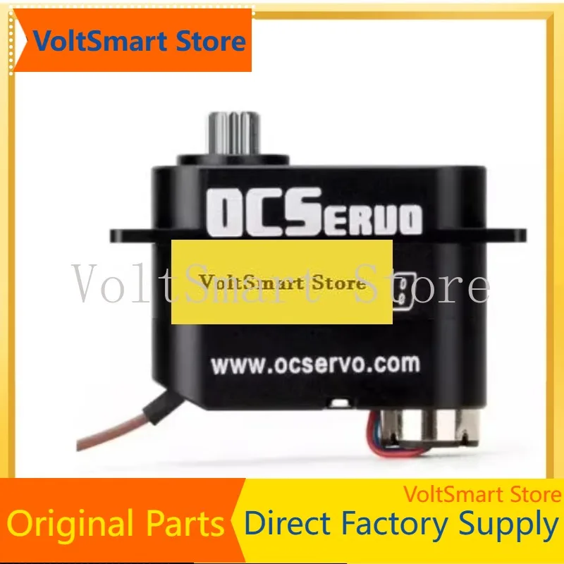 VoltSOCServo OCS-D008 A B– 7.4V 3.2kg.cm 7.7g 0.07S/60° Coreless Motor Micro Servo Metal Gear All CNC Case For Airplane Fixwing