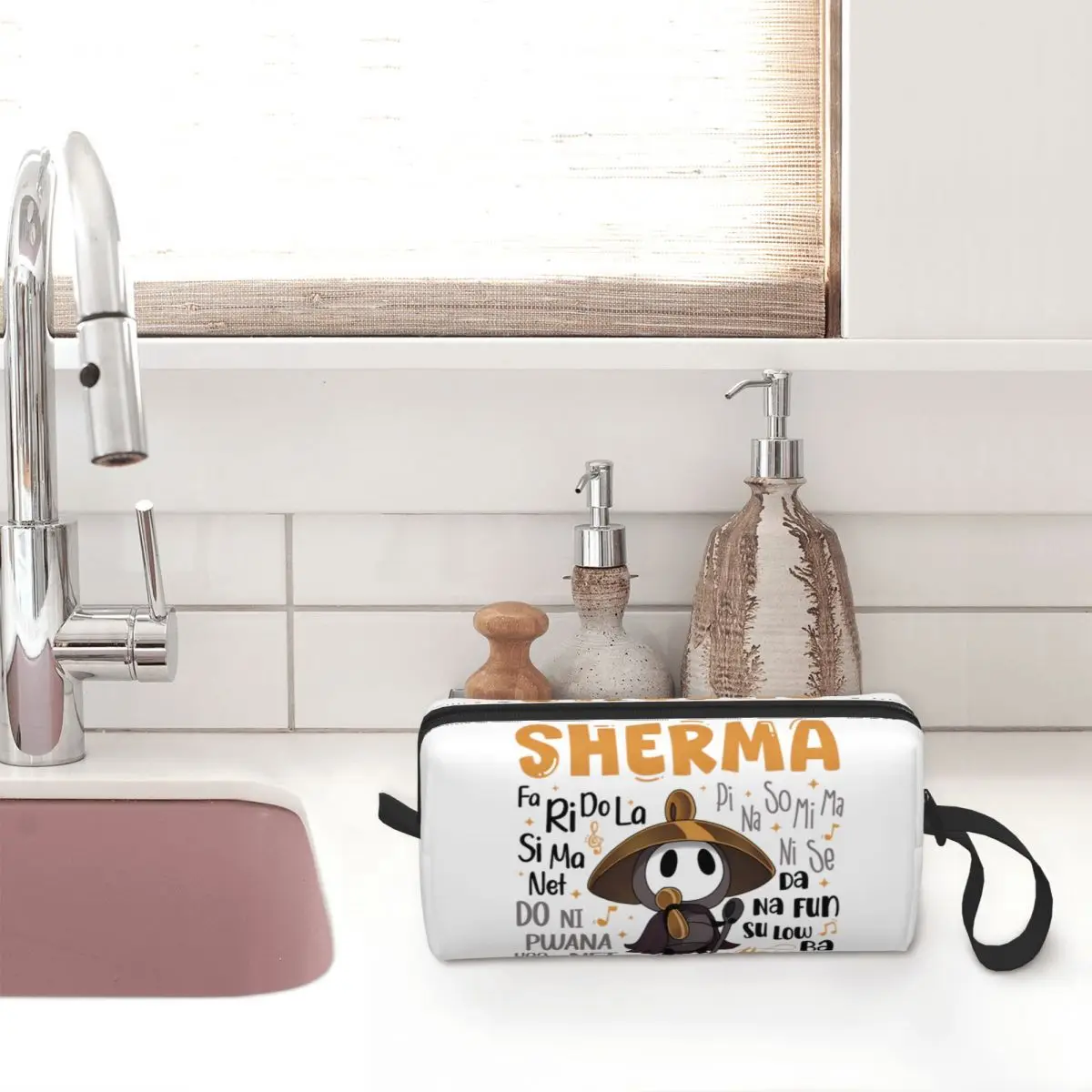 حقائب مكياج هولو نايت سيلكسونج شيرما، حقيبة مستحضرات تجميل أنيقة لتنظيم المكياج في الهواء الطلق #2