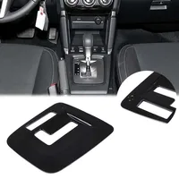 LHD para 2013-2018 Subaru Forester ABS fibra de carbono cubierta de Panel de cambio de marchas de coche pegatina embellecedora accesorios de coche LHD