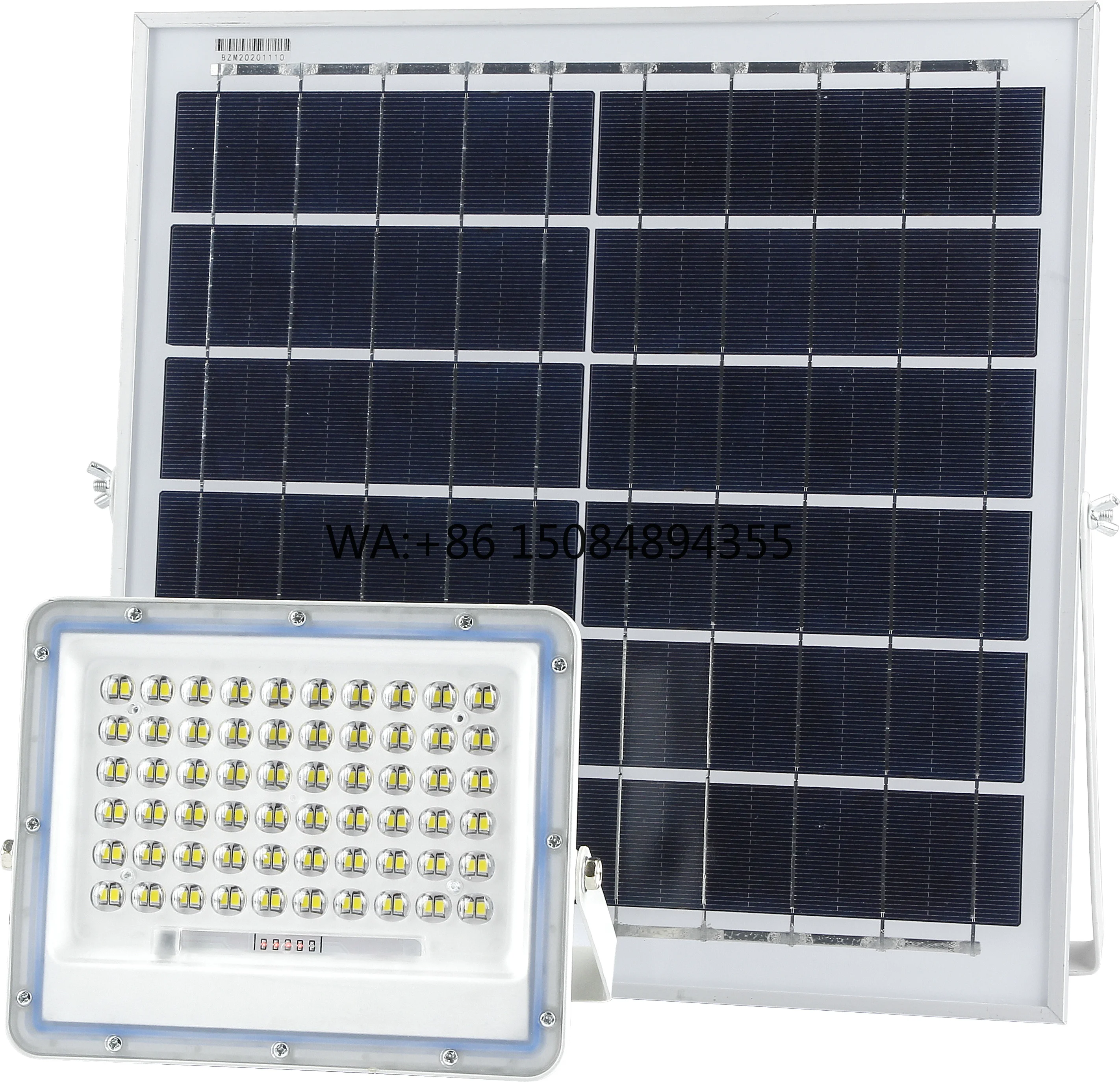 Outdoor 100W-300W LED Solar Flood Light Waterproof Remote Control Aluminum Body ROHS Certified IP65/IP66 Garden Lighting Options