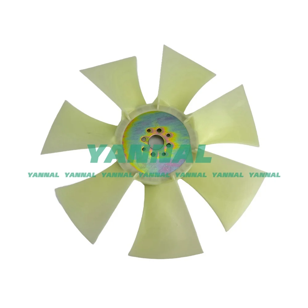 8 Leaves 7 Holes 4TNE98 Fan Blade For Yanmar Engine Spare Parts