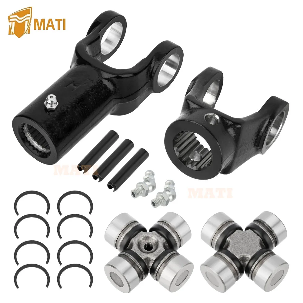 

M MATI Front Prop Shaft Yoke & U-Joint (2 Side) for Polaris Ranger 400 2010-2014 2203704 2203698 2203703