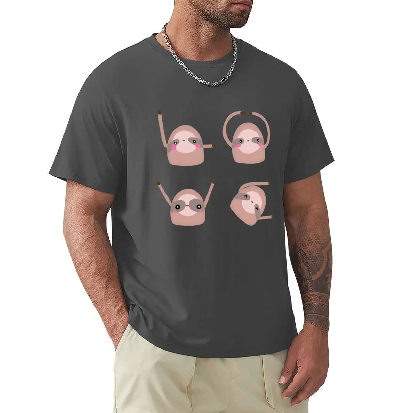 Love Spell Sloths T-Shirt plus sizes aesthetic clothes customs t shirt men