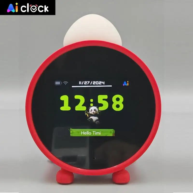 Nuovo sveglia divertente elettronica intelligente AI con testa a fungo divertente con sveglia dialogo Q&A regalo multilingue