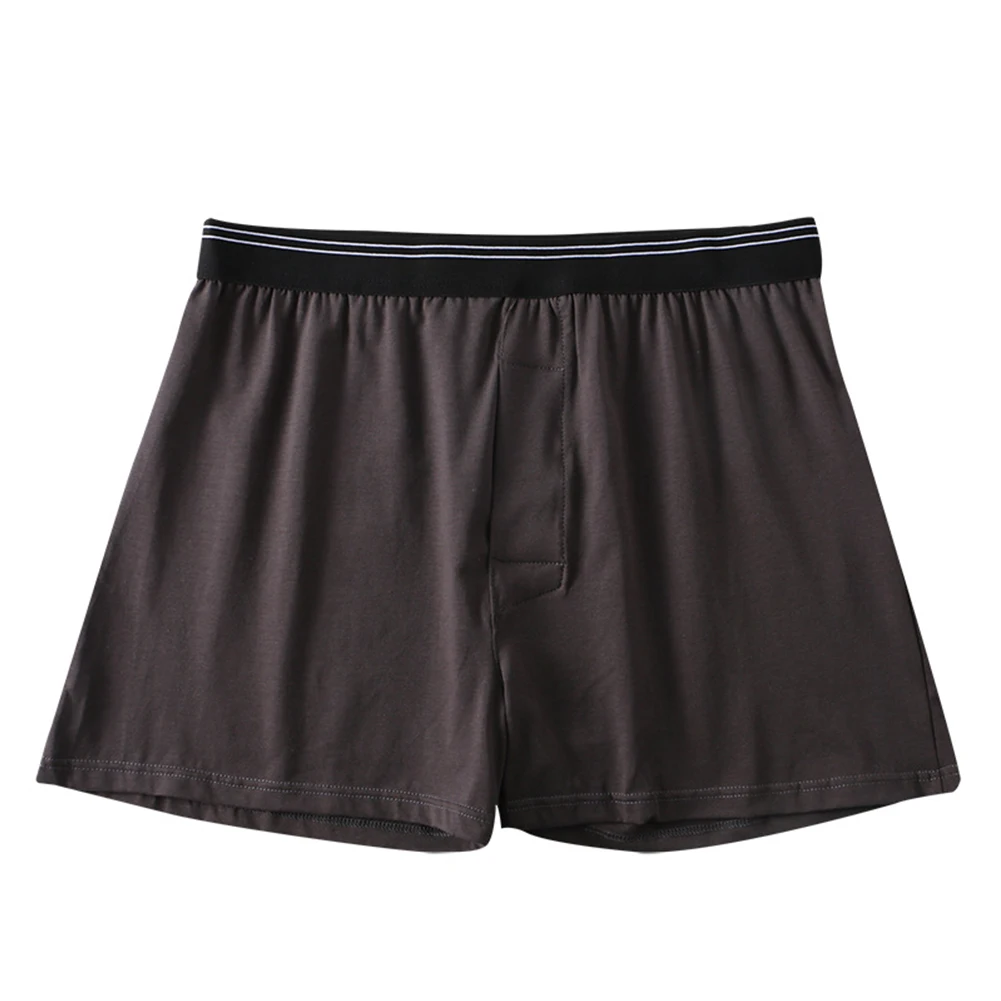 Shorts de boxer solto masculino, bolsa voadora aberta, cuecas esportivas, calcinha confortável, calção casual macia de algodão, cuecas cuecas