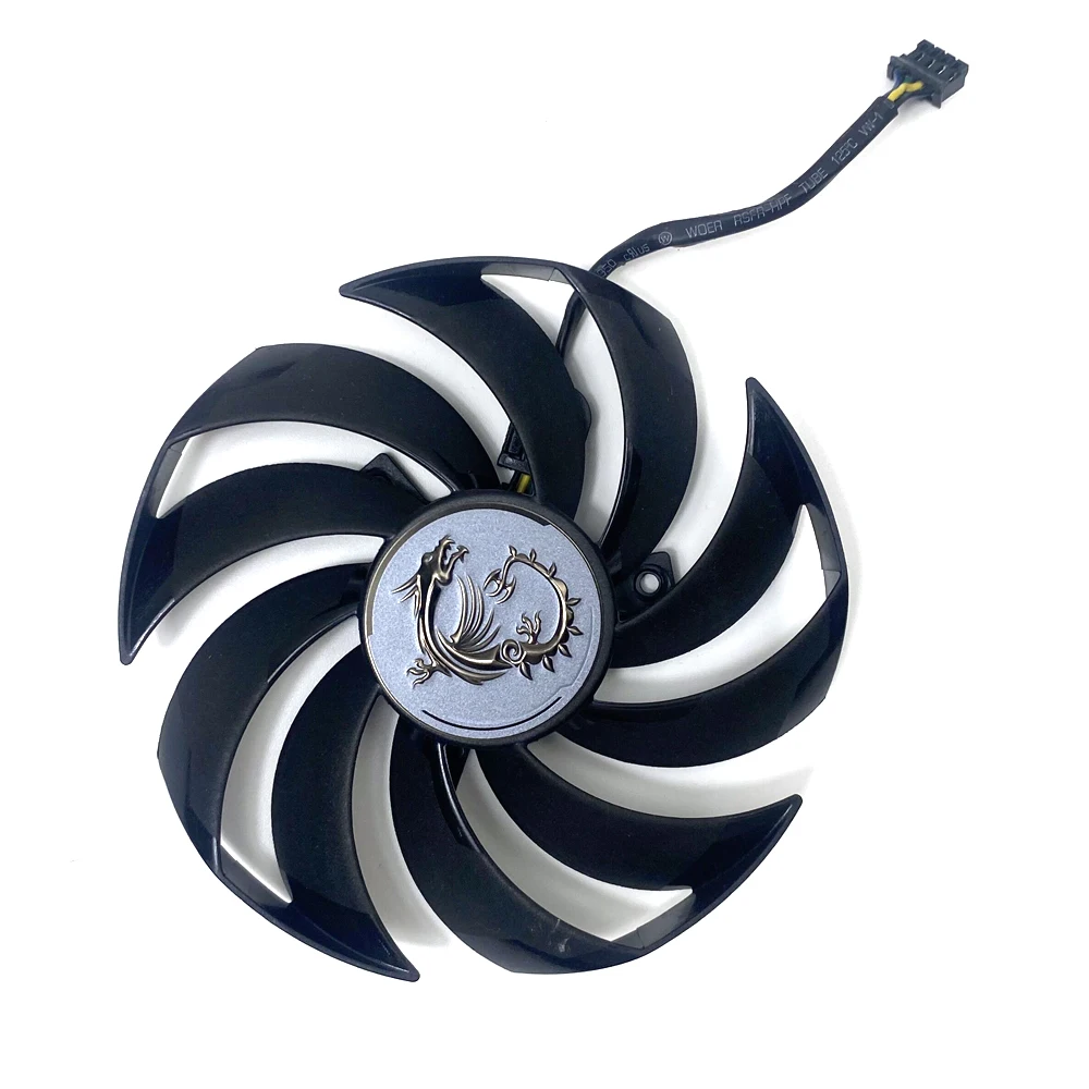 Cooling Fan DIY 95MM PLD10010S12H DC12V  4Pin Graphics Card Fan For MSI GeForce RTX4070 4070TI 4080 4080Ti 4090 4090Ti SUPRIM X