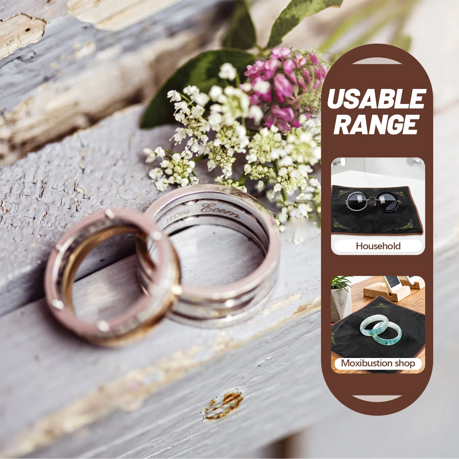 

Подставка для ювелирных изделий, нескользящий тканевый коврик для браслетов, ожерелий, демонстрационный органайзер для ювелирных изделий, подставка для хранения бусин, настольный коврик