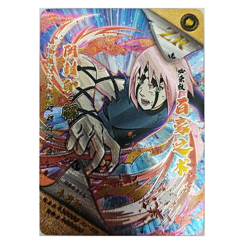 Anime NARUTO Rare ZR Game Namikaze Minato Kakashi Pain Gaara Konan Haruno Sakura Kushina Collectible Cards Birthday Toy Gift view 4