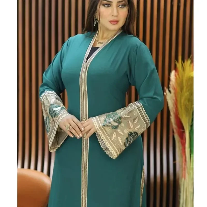 عبايات مخصصة للنساء دبي فاخر 2025 فساتين راقية إسلامية أفريقية قفطان ماروكين فساتين الحفلات المسائية كيمونو رداء Dje