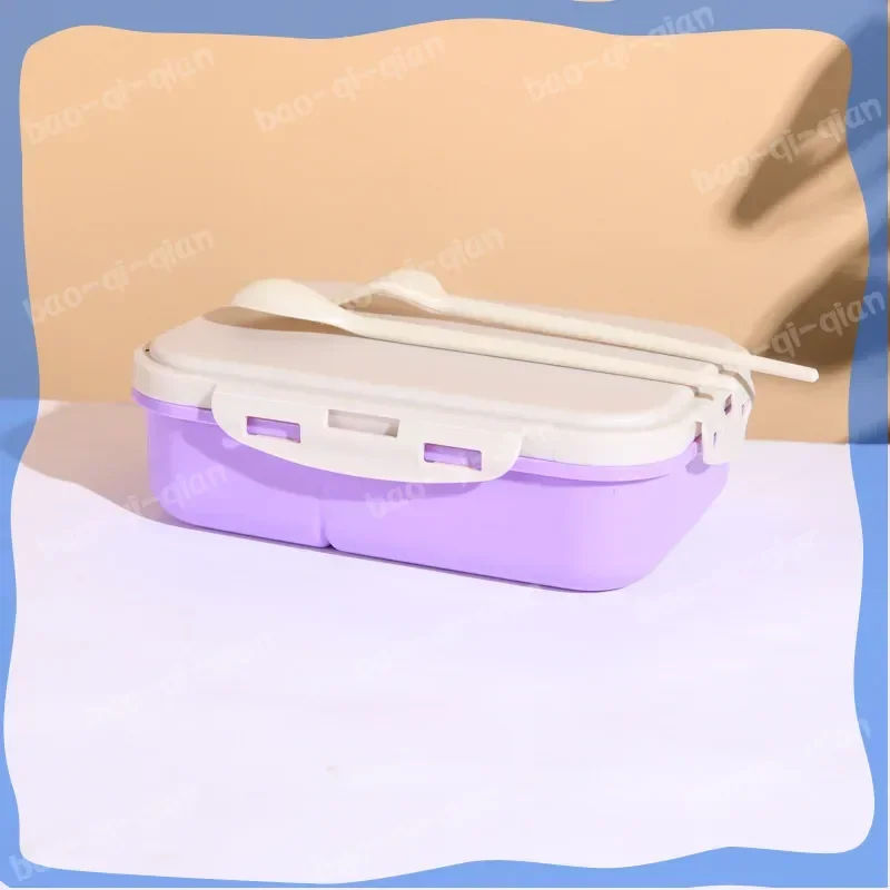 kpop Demon Hunters Lunch Box Anime Large Capacity Food Storage Containers Picnic Lunchbox Office Dinner Case Lumi Mila Hunter - view 6