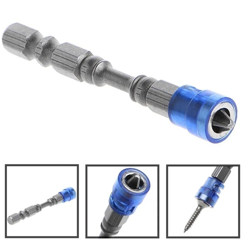 5pcs Magnetic Screwdriver Bits Single Head Cross Display Easily Installation Drywall Screws Power Drilling Tools