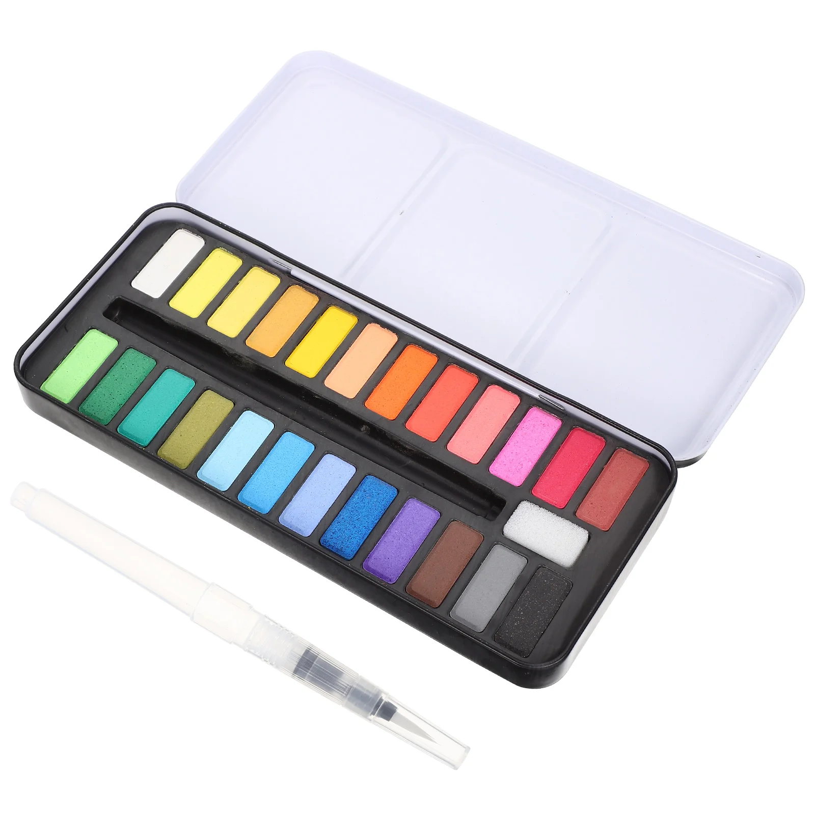 Imagem -05 - Aquarela Sólida Pintura Profissional Aquarell Cores Colorir Aquarelas Kit de Viagem Fornecimento Acessório Desenhar Suíte Principal Sólido