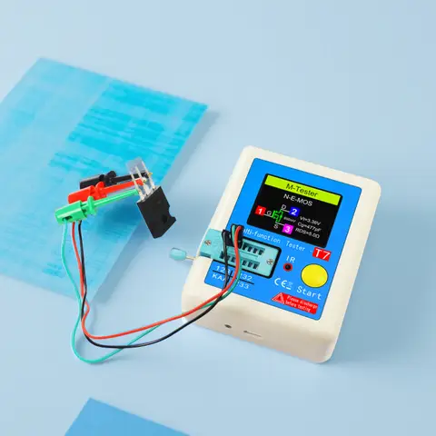 LCR-TC1 LCR-T7 T10H Transistor Tester Multimeter Colorful Display TFT For Diode Triode MOS/PNP/NPN Capacitor Resistor Transistor
