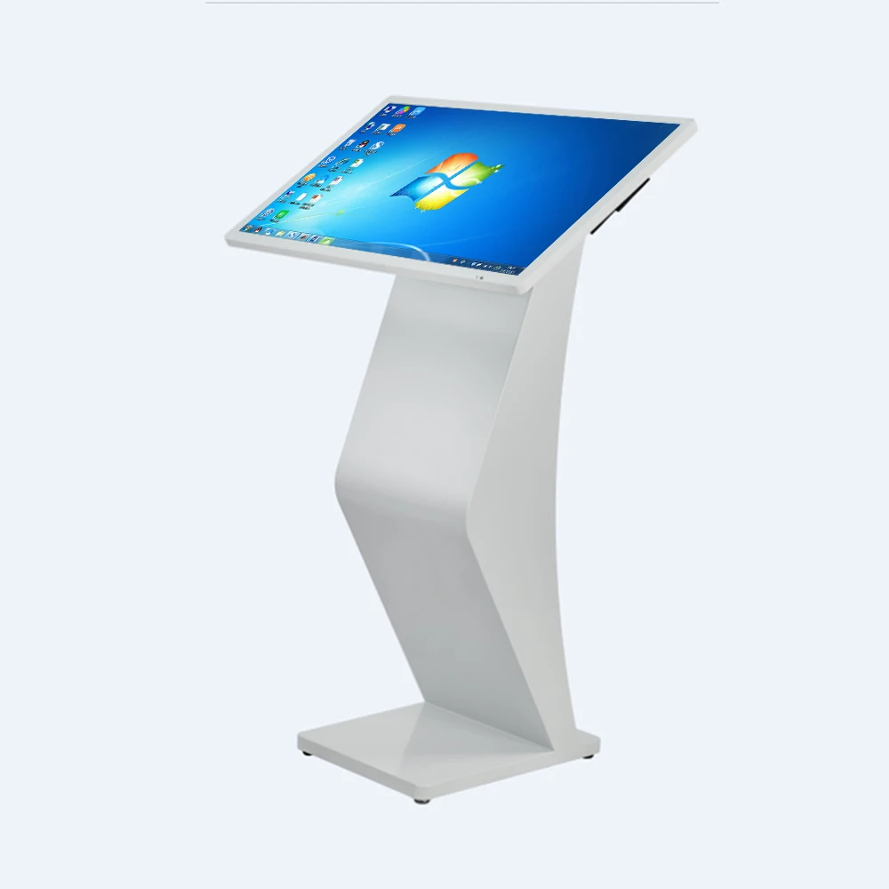 

Factory Floor Standing 21.5 Inch Slim Capacitive Screen Inquiry Kiosk