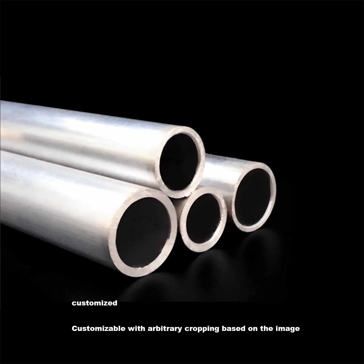 6061/6063 Aluminum Tube Thick Walled Thin-Walled Tube Aluminum Alloy Tube 4 5 6 8 10 12 16 20mm Hollow Round Tube