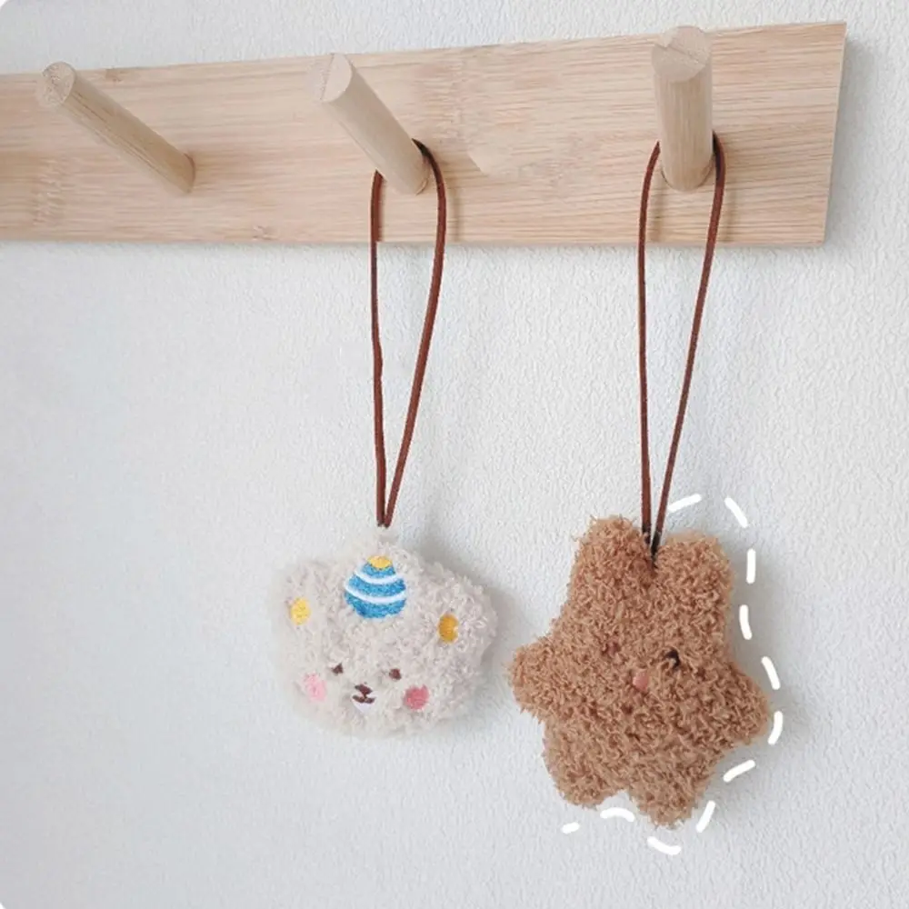 Casual Rabbit Bear Bag Pendant Plush Bag Match Accessories Cue Backpack Decoration Stuffed Bag Charms Animal Lanyard Children