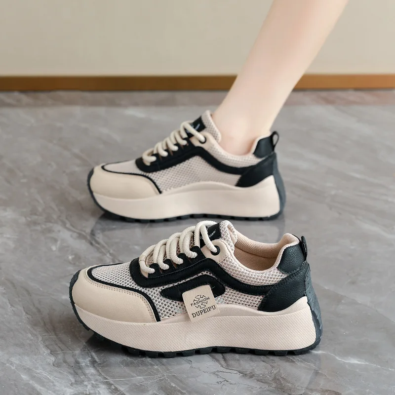 tenis-feminino-versatil-com-sola-grossa-e-aumento-de-altura-em-malha-para-esportes-e-lazer-calcado-de-corrida-masculino-para-verao-e-atividades-ao-ar-livre