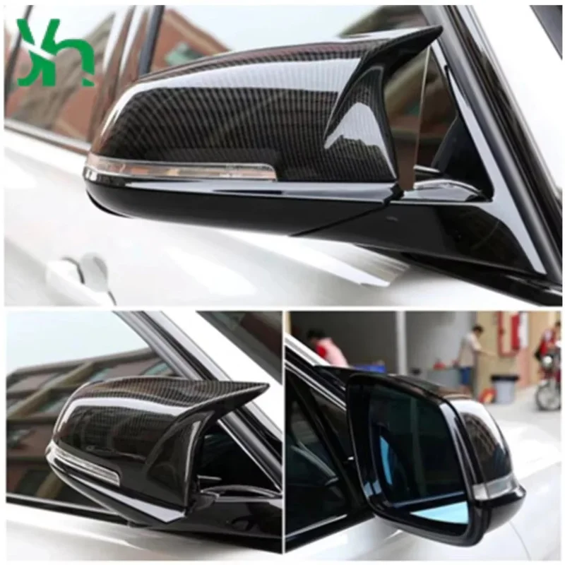 غطاء مرآة من ألياف الكربون بتصميم بديل لملحقات BMW F20 الخارجية