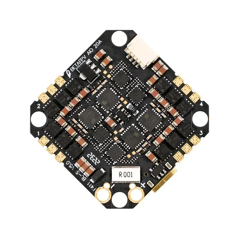 BETAFPV F411 4S 20A ไม้จิ้มฟันตัวควบคุมการบินแบบไม่มีแปรง V5 BLHeli_S (BMI270)