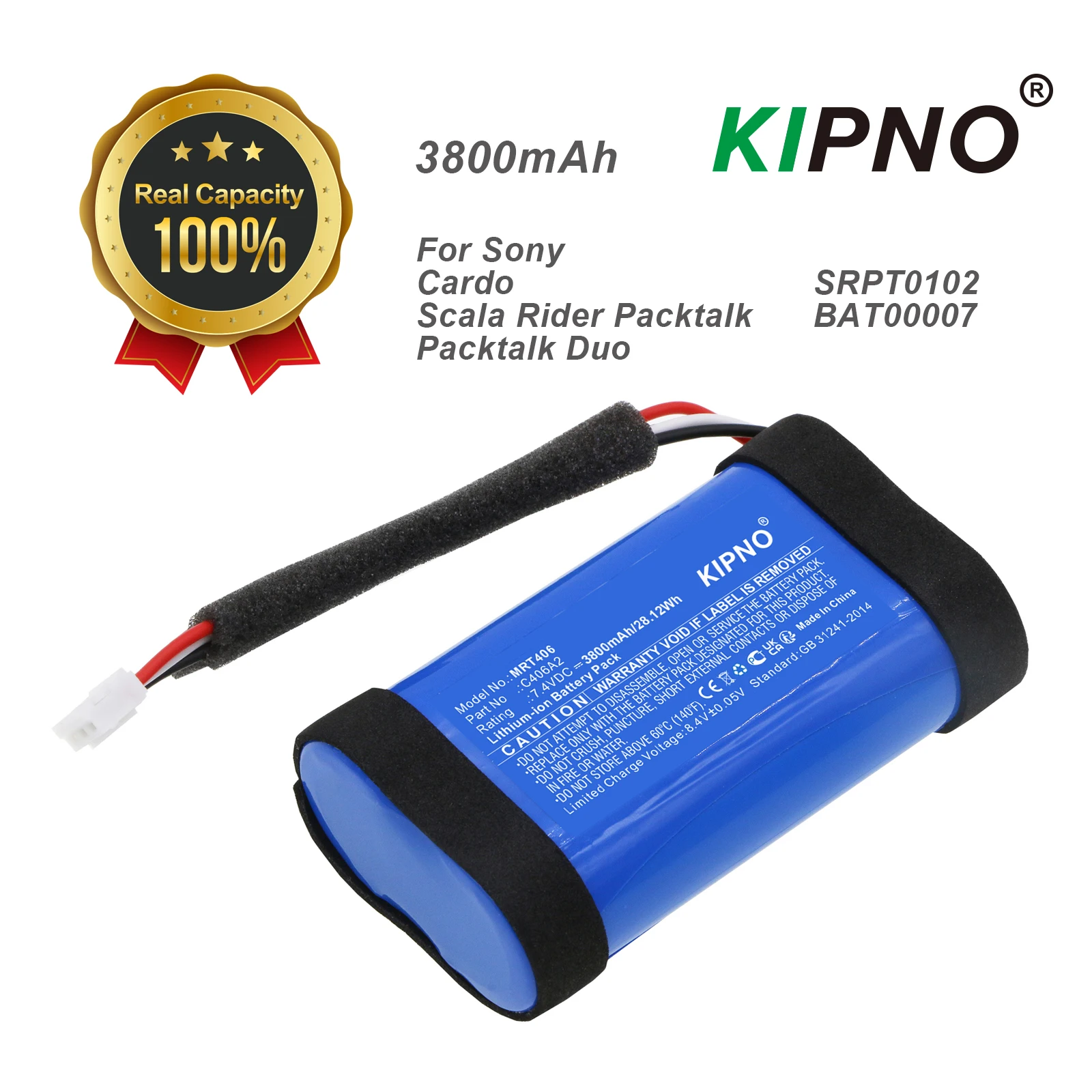 

KIPNO 3800mAh Speaker Battery C406A2 for Marshall Emberton, 1001908, 1005696 + Tool and Gifts