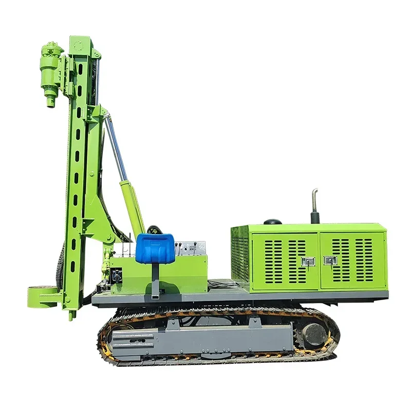 

Rotary Drilling Rig Pile Machine 15m Hydraulic Photovoltaic Hammer Pile Driver