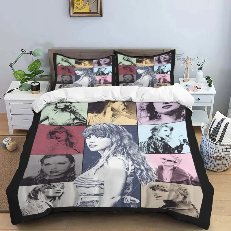 

Popular Star Art Patterns Comforter Bedding Set,Duvet Cover Bed Set Quilt Cover Pillowcase,King Queen Size Bedding Set