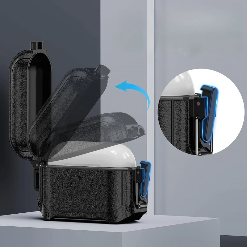 Bluetooth Switch Waterproof Case For AirPods 1/2/3/4/Pro/Pro2 - Stylish Cover for Apple Earphones Durable