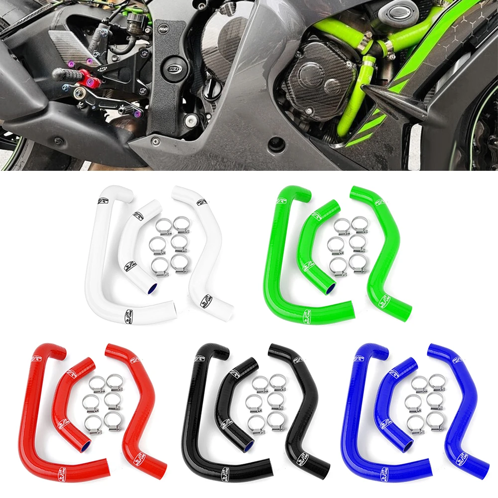 

For Kawasaki ZX-10R ZX-10RR Silicone Radiator Coolant Hose kit Water-cooled Pipes Tube ZX10R ZX10RR ZX 10R 10RR 2021- 2025
