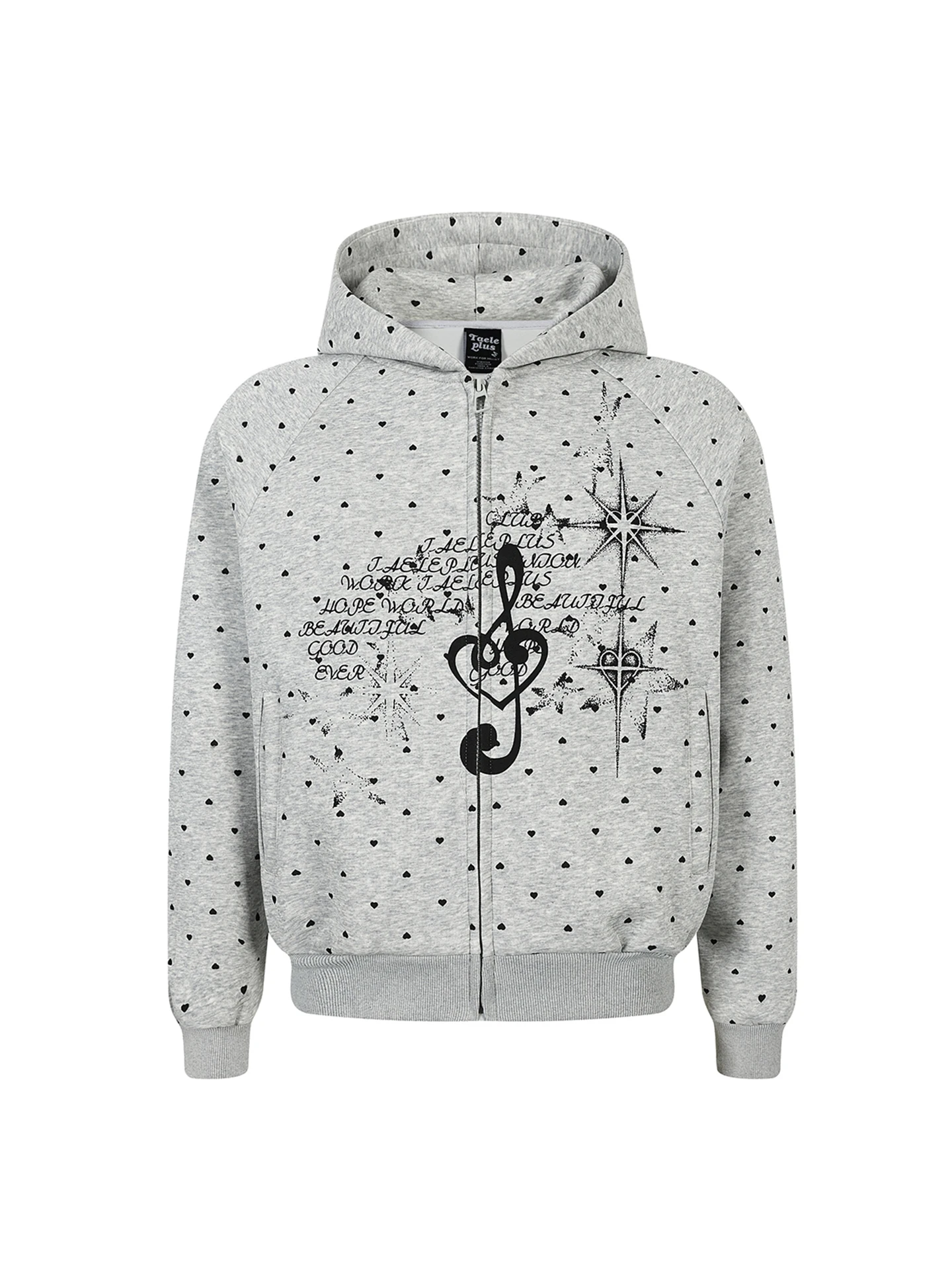 

Американский ретро-кардиган с принтом в горошек и сердечки, свободного кроя, из смесового хлопка и полиэстера, весенняя коллекция