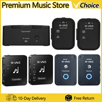 M-VAVE 2,4 GHz sistema de transmisión de Monitor de auriculares inalámbricos WP-9/WP-10/WP-12 compatible con grabadora de función de silencio Mono estéreo