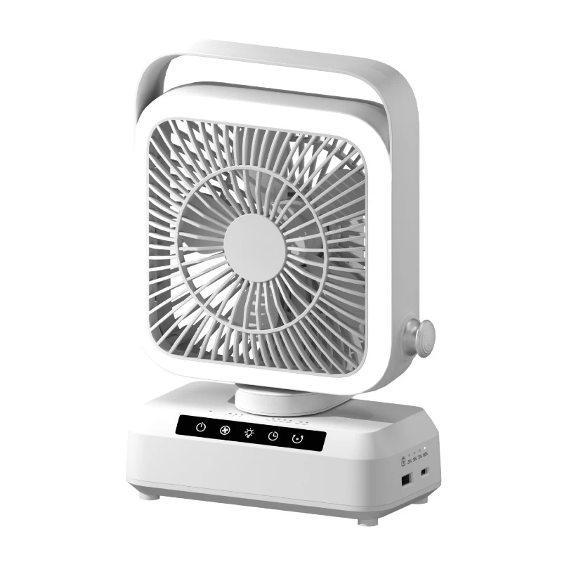 

Cross-border outdoor camping fan 20000mah lithium battery rechargeable with remote control desktop small electric fan